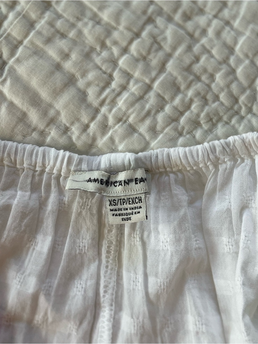 American Eagle Outfitters White Lace-Trim Camisole - Picture 4 of 4